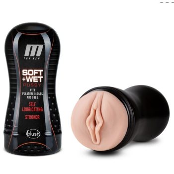 m for men self lubricating stroker ridged