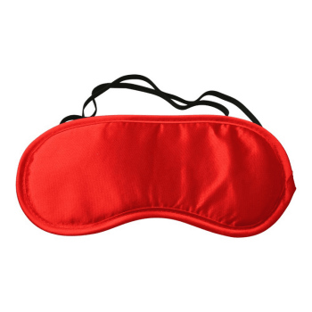 satin blindfold red