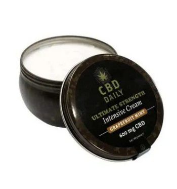 cbd daily intensive cream grapefruit mint 600 mg
