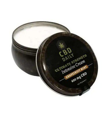 cbd daily intensive cream grapefruit mint 600 mg