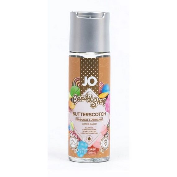 H2O cotton candy shop flavored lubricant - butterscotch 1