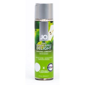 JO H20 water based flavored lubricant - green apple delight