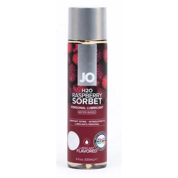 JO H20 water based flavored lubricant - raspberry sorbet