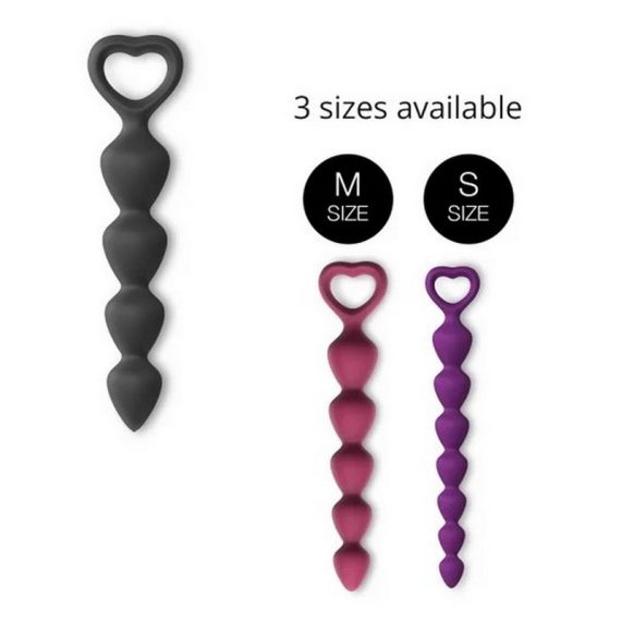 bing bang silicone anal beads 3 sizes