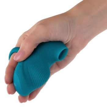 envy handheld massager - suction - blue