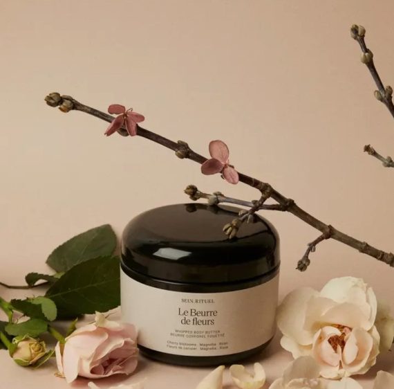 flower whipped body butter