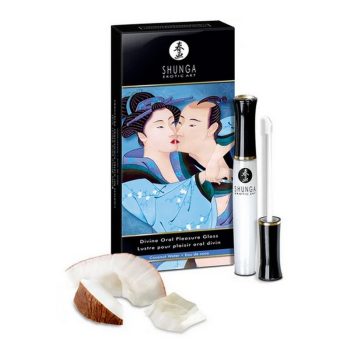 Shunga Divine Oral Pleasure Gloss-Coconut Water