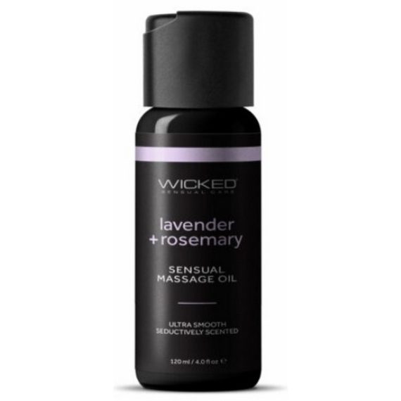 Wicked Sensual massage oil - lavender&rosemary