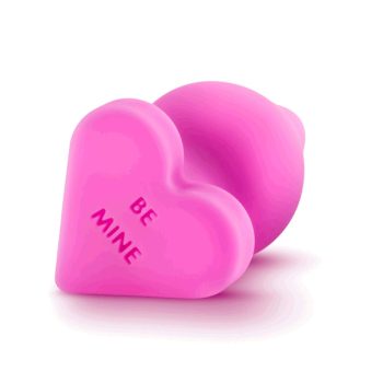 naughty candy hearts plugs be mine - pink 1