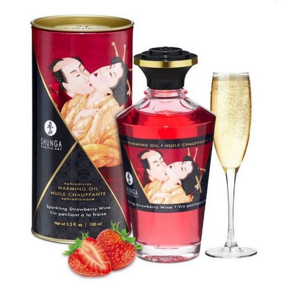 shunga organica aphrodisiac warming oil sparkling strawberry wine shunga organica aphrodisiac warming oil sparkling strawberry wine
