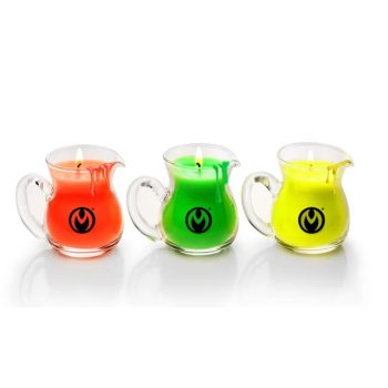 Glow Pour Blacklight reactive drip candles