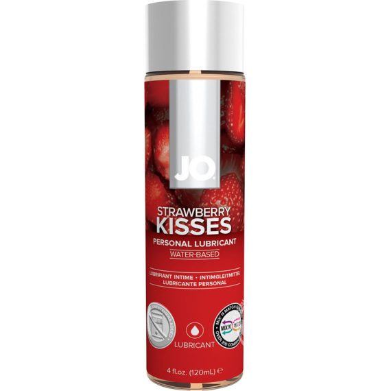 JO H2O Water Based Flavored Lubricant Strawberry Kiss